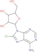 9-(b-D-Arabinofuranosyl)-8-chloroadenine