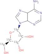 1', 2', 3', 4', 5'- ¹³C5-Adenosine