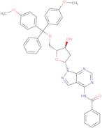 8-Aza-N6-benzoyl-7-deaza-2'-deoxy-5'-O-DMT-adenosine