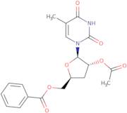 2'-O-Acetyl-5'-O-benzoyl-3'-deoxy-5-methyluridine