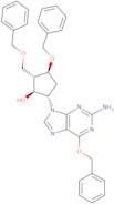 (1S,2S,3S,5S)-5-(2-Amino-6-(benzyloxy)-9H-purin-9-yl)-3-(benzyloxy)-2-(benzyloxymethyl)cyclopentan…