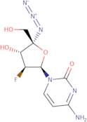 4'-C-Azido-2'-deoxy-2'-fluoro-β-D-arabinocytidine