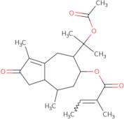 [(5S,8S,8aR)-5-(2-Acetyloxypropan-2-yl)-3,8-dimethyl-2-oxo-4,5,6,7,8,8a-hexahydro-1H-azulen-6-yl] (Z)-2-methylbut-2-enoate