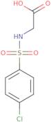 2-{[(4-Chlorophenyl)sulfonyl]amino}acetic acid