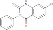 7-Chloro-2,3-dihydro-3-phenyl-2-thioxo-1H-quinazolin-4-one