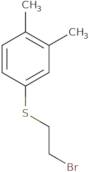 4-[(2-Bromoethyl)sulfanyl]-1,2-dimethylbenzene