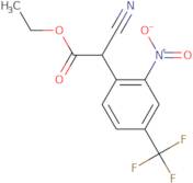 ethyl 2-cyano-2-(2-nitro-4-(trifluoromethyl)phenyl)acetate
