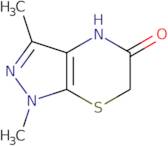 1,3-Dimethyl-1H,4H,5H,6H-pyrazolo[3,4-b][1,4]thiazin-5-one