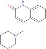 4-Piperidin-1-ylmethyl-1H-quinolin-2-one