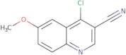 4-Chloro-6-methoxy quinoline-3-carbonitrile