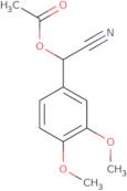 α-acetoxy-(3,4-dimethoxyphenyl)acetonitrile