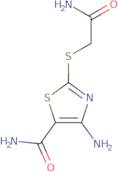 4-Amino-2-[(carbamoylmethyl)sulfanyl]-1,3-thiazole-5-carboxamide