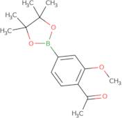 1-[2-Methoxy-4-(4,4,5,5-tetramethyl-1,3,2-dioxaborolan-2-yl)phenyl]ethan-1-one