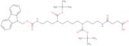 N2,N3-Bis-(t-butyloxycarbonyl)-N1-(9-fluorenylmethyloxycarbonyl)-1,5,10,14-tetra-aza-quatrodecan...