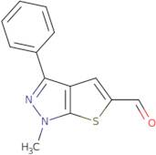 1-Methyl-3-phenyl-1H-thieno[2,3-c]pyrazole-5-carbaldehyde