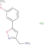 {[5-(3-Methoxyphenyl)-3-isoxazolyl]methyl}amine hydrochloride