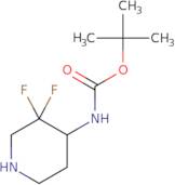 tert-Butyl 3,3-difluoropiperidin-4-ylcarbamate