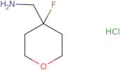 (4-Fluorotetrahydro-2H-pyran-4-yl)methanamine hydrochloride