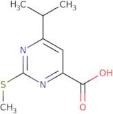 6-Isopropyl-2-(methylthio)pyrimidine-4-carboxylic acid