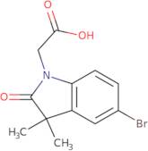 2-(5-Bromo-3,3-dimethyl-2-oxo-2,3-dihydro-1H-indol-1-yl)acetic acid