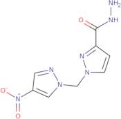 1-[(4-Nitro-1H-pyrazol-1-yl)methyl]-1H-pyrazole-3-carbohydrazide