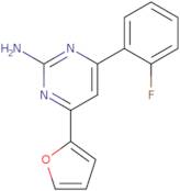 4-(2-Fluorophenyl)-6-(furan-2-yl)pyrimidin-2-amine