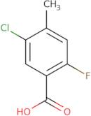 5-Chloro-2-fluoro-4-methylbenzoic acid