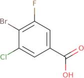 4-Bromo-3-chloro-5-fluorobenzoic acid