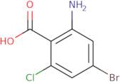 2-Amino-4-bromo-6-chlorobenzoic acid