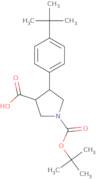 (3S,4R)-1-(tert-Butoxycarbonyl)-4-(4-tert-butylphenyl)pyrrolidine-3-carboxylic acid