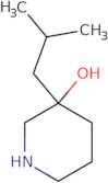 3-(2-Methylpropyl)piperidin-3-ol