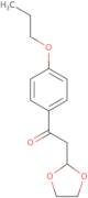 2-(1,3-Dioxolan-2-yl)-1-(4-propoxy-phenyl)-ethanone