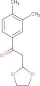 1-(3,4-Dimethyl-phenyl)-2-(1,3-dioxolan-2-yl)-ethanone