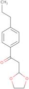 2-(1,3-Dioxolan-2-yl)-1-(4-propyl-phenyl)-ethanone