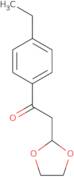 2-(1,3-Dioxolan-2-yl)-1-(4-ethyl-phenyl)-ethanone