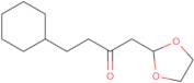 4-Cyclohexyl-1-(1,3-dioxolan-2-yl)-butan-2-one