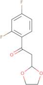 1-(2,4-Difluoro-phenyl)-2-(1,3-dioxolan-2-yl)-ethanone