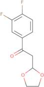 1-(3,4-Difluoro-phenyl)-2-(1,3-dioxolan-2-yl)-ethanone