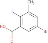 5-Bromo-2-iodo-3-methylbenzoic acid