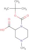 4-Methyl-piperazine-1,2-dicarboxylic acid 1-tert-butyl ester