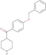 (4-Benzyloxy-phenyl)-piperidin-4-yl-methanone