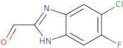 5-Chloro-6-fluoro-1H-1,3-benzodiazole-2-carbaldehyde