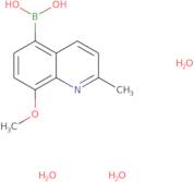 (8-Methoxy-2-methyl-5-quinolinyl)boronic acid trihydrate