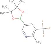 2-Methyl-5-(4,4,5,5-tetramethyl-1,3,2-dioxaborolan-2-yl)-3-(trifluoromethyl)pyridine