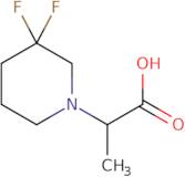 2-(3,3-Difluoropiperidin-1-yl)propanoic acid