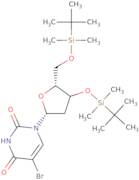 3',5'-Bis-O-(tert-butyldimethylsilyl)-5-bromo-2'-deoxyuridine
