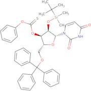 2'-O-(tert-Butyldimethylsilyl)-3'-O-(phenoxythioncarbonyl)-5'-O-trityluridine