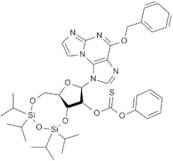 O6-Benzyl-N2,3-etheno-2'-phenoxythioxomethyl-3',5'-O-[tetrakis(isopropyl)-1,3-disiloxanediyl] gu...