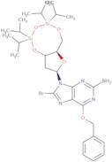 O6-Benzyl-8-bromo-3',5'-O(1,1,3,3-tetrakis(isopropyl)-1,3-disiloxanediyl)2'-deoxyguanine