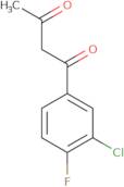 1-(3-Chloro-4-fluorophenyl)butane-1,3-dione